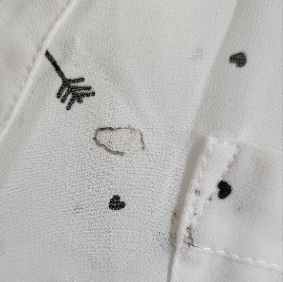 Torrid Sheer Button Down Shirt - Picture 3 of 4